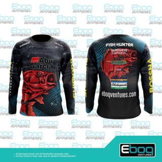 เสื้อยืด 2022 pancing snapper สีดํา สีแดง eboq sublimation / baju abu garcia shimano daiwa ไมโครไฟเบอร์ ขนาดใหญ่