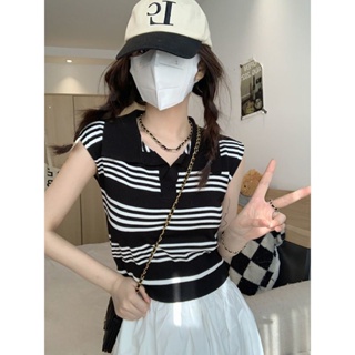 Alice  เสื้อยืดผู้หญิง สะดวกสบาย และทันสมัย  ทันสมัย สไตล์เกาหลี ins Unique A99J2WJ 36Z230909