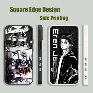 เคสโทรศัพท์มือถือ ลาย อนิเมะ เอเรน ผ่าพิภพไททัน ภาค Attack on titan Eren FGQ01 สําหรับ Samsung A52 A51 A21S A71 M10 M12 A52S A30S A50S