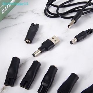 Gentlehappy อะแดปเตอร์แปลงสายชาร์จ USB DC สําหรับปัตตาเลี่ยนตัดผม DC5.5* 2.1 มม.