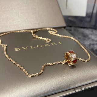 [พร้อมส่ง] Bvlgari สร้อยคอโซ่ ประดับเพชร