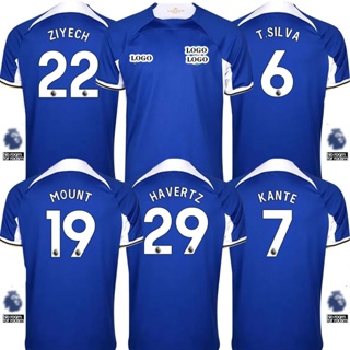 [Fans Issue] เสื้อกีฬาแขนสั้น ลายทีมชาติฟุตบอล Chelsea Home 23 24 ชุดเหย้า สําหรับผู้ชาย พร้อมส่ง