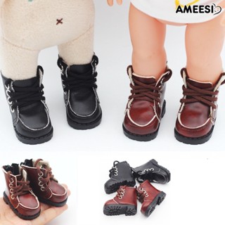 Ameesi รองเท้าตุ๊กตา แบบนิ่ม 20 ซม. 1 คู่ สําหรับตุ๊กตา