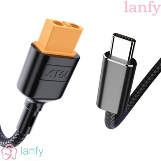 Lanfy XT60 อะแดปเตอร์สายชาร์จเร็ว 20V 5A 100W SC100 Protocol PD2.0 QC2.0 สําหรับโมเดลเครื่องบิน