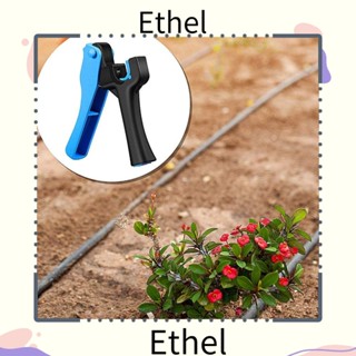 Ethel1 อุปกรณ์เจาะรูท่อสปริงเกลอร์ ท่อ PE พลาสติก สีฟ้า ใช้ง่าย สําหรับรดน้ําในสวน บ้าน