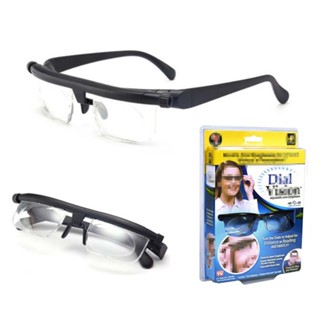 Adjustable Dial Variable Focus Glasses for Reading Distance Vision Eyeglasses.