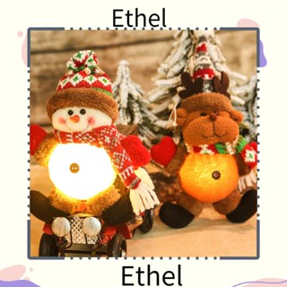 Ethel1 ตุ๊กตาเอลฟ์ มีไฟ LED สําหรับตกแต่งเทศกาลคริสต์มาส