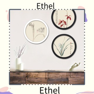 Ethel1 กรอบรูป ทรงกลม ขนาด 6-12 นิ้ว สําหรับตกแต่งบ้าน DIY