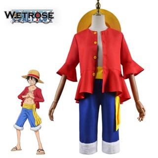 【Wetrose 】ชุดเครื่องแต่งกายคอสเพลย์ One Piece Luffy Cos สองปีต่อมา