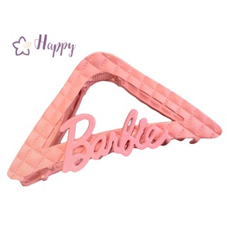 &lt;Happybay&gt; กิ๊บติดผมโลหะ ลายสก๊อต ขนาดใหญ่ สีชมพู สําหรับตุ๊กตาบาร์บี้