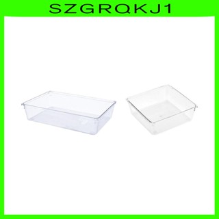 [szgrqkj1] กล่องลิ้นชักใส อเนกประสงค์ แบบพกพา สําหรับจัดระเบียบบ้าน ออฟฟิศ