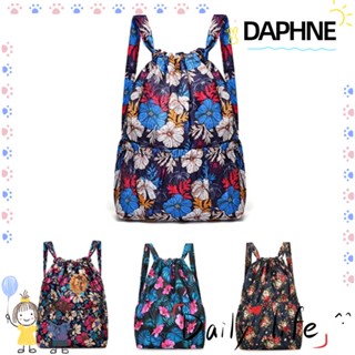 Daphne กระเป๋าเป้สะพายหลัง ผ้าไนล่อน ทรงโค้ง จุของได้เยอะ กันน้ํา แยกส่วนแห้ง และเปียก แฟชั่นสําหรับเดินทาง เล่นกีฬา