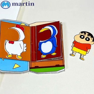 Martin หนังสือสติกเกอร์ แฮนด์เมด ลายการ์ตูนชินจัง เสียงเงียบ สําหรับเด็กผู้หญิง