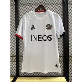 เสื้อกีฬาแขนสั้น ลายทีมชาติฟุตบอล Nice Away Jersey S-XXL 23-24 ชุดเยือน สําหรับผู้ชาย AAA