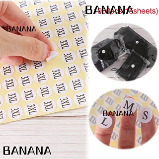 Banana1 ตัวแบ่งขนาดเสื้อผ้า มีกาวในตัว สําหรับจัดระเบียบเสื้อผ้า DIY 1980 ชิ้น