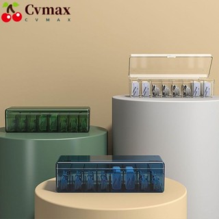 Cvmax กล่องเก็บสายเคเบิล แบบใส พร้อมฝาปิด กันน้ํา ถอดออกได้ สําหรับออฟฟิศ