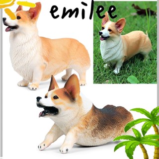 Emilee โมเดลลูกสุนัขจําลอง ของเล่นเสริมการเรียนรู้ สําหรับเด็ก