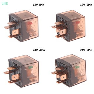 Li รีเลย์ควบคุมรถยนต์ กันน้ํา 12 24V 80A 4 5Pin SPDT IE