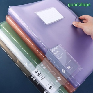 Guadalupe แฟ้มโฟลเดอร์ ขนาด A4 5 สี สําหรับใส่กระดาษทดสอบ เครื่องเขียน ใบเสร็จ