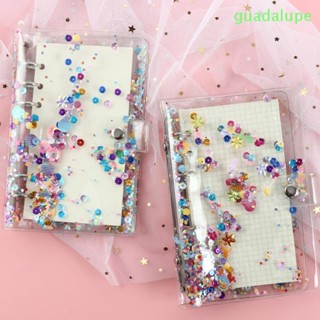 Guadalupe แฟ้ม PVC แบบนิ่ม 6 ห่วง ขนาด A5 A6 สําหรับใส่โน้ตบุ๊ก