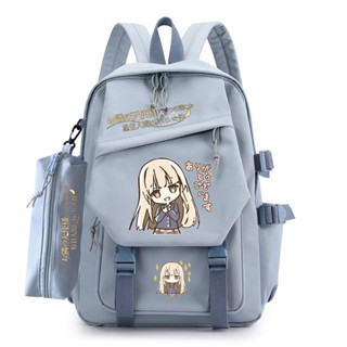 The Angel Next Door Spoils Me Rotten Shoulder Bag Shiina Mahiru Two-Dimensional Schoolbag Travel Durable Cute Student Large Capacity Backpacks กระเป๋าเป้สะพายหลัง