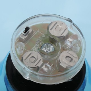 [mibum01eb] ของเล่นลูกปืนสามขา LED 4 สี พร้อมแท่งคาร์บอน สําหรับเด็ก และผู้ใหญ่