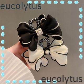 Eucalytus1 กิ๊บติดผม รูปกรงเล็บปลาฉลาม ประดับโบว์ หรูหรา