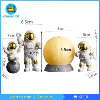 [Almencla1] ฟิกเกอร์รูปปั้นนักบินอวกาศ 4 ชิ้น สําหรับตกแต่งห้องนั่งเล่น