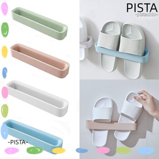 Pista ชั้นวางรองเท้า อเนกประสงค์ ไม่ต้องเจาะรู ประหยัดพื้นที่ สําหรับติดผนังห้องน้ํา ตู้รองเท้า