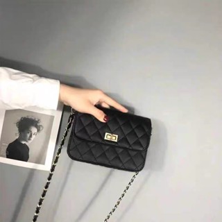 Xiaoxiangfeng Lingge chain bag female 2022 new style trendy strap bag chic mini Korean version mini bag