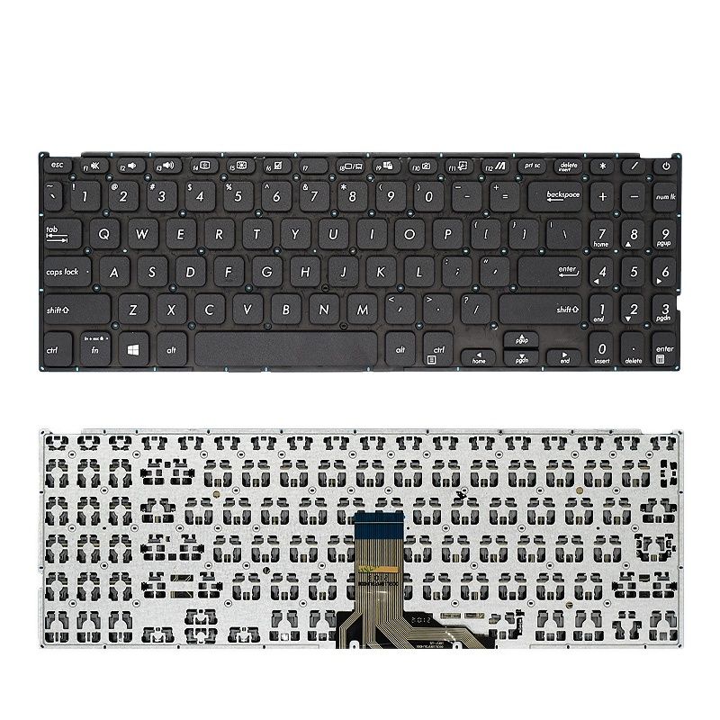 แป้นพิมพ์แล็ปท็อปสหรัฐสําหรับ Asus X509 X509FA X509FJ X509D X509DA M509D M509DL V5200E X515E X515M X