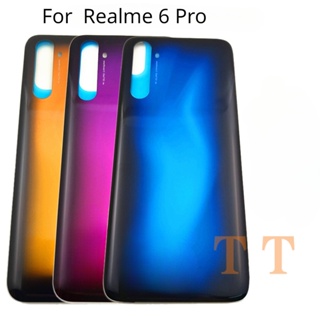 ใหม่ ฝาครอบแบตเตอรี่ แบบเปลี่ยน สําหรับ OPPO Realme 6 Pro RMX2061 RMX2063