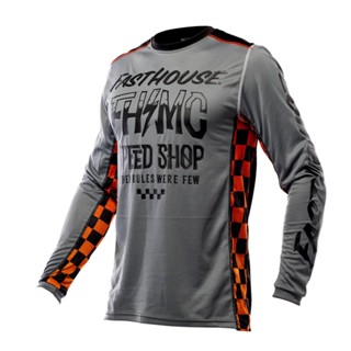 เสื้อกีฬาแขนสั้น ลายทีมวิบาก DH MOTO MTB MX Downhill Jersey สําหรับผู้ชาย 2023