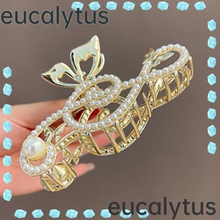 Eucalytus1 กิ๊บติดผม รูปลูกวัว ประดับพลอยเทียม หรูหรา