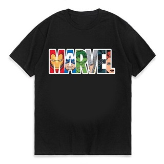 ผ้าฝ้ายพิมพ์ลาย Spiderman เสื้อยืด Marvel Hulk Harajuku Summer Unisex เสื้อยืดพิมพ์พรีเมี่ยมสวมใส่สบายและระบายอากาศ