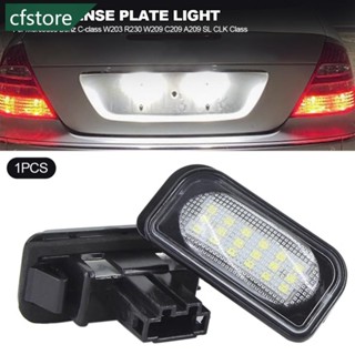 Cfstore หลอดไฟ LED ติดป้ายทะเบียนรถยนต์ แบบเปลี่ยน สําหรับ Mercedes Benz C-Class W203 R230 W209 C209 A209 SL CLK Class O2X3 1 ชิ้น