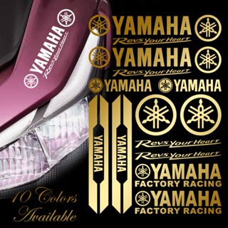 สติ๊กเกอร์ yamaha โลโก้ logo สติกเกอร์โลโก้สัญลักษณ์ สําหรับติดตกแต่งถังน้ํามันรถจักรยานยนต์ Yamaha Nmax Xmax30 Tricity Grand Filano Freego