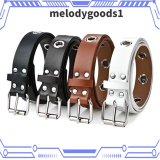 Melodygoods1 เข็มขัดหนัง สไตล์โกธิค วินเทจ หรูหรา สําหรับผู้หญิง