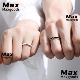 Maxg แหวนคู่ เครื่องประดับแฟชั่น ยอดนิยม ของขวัญวันวาเลนไทน์