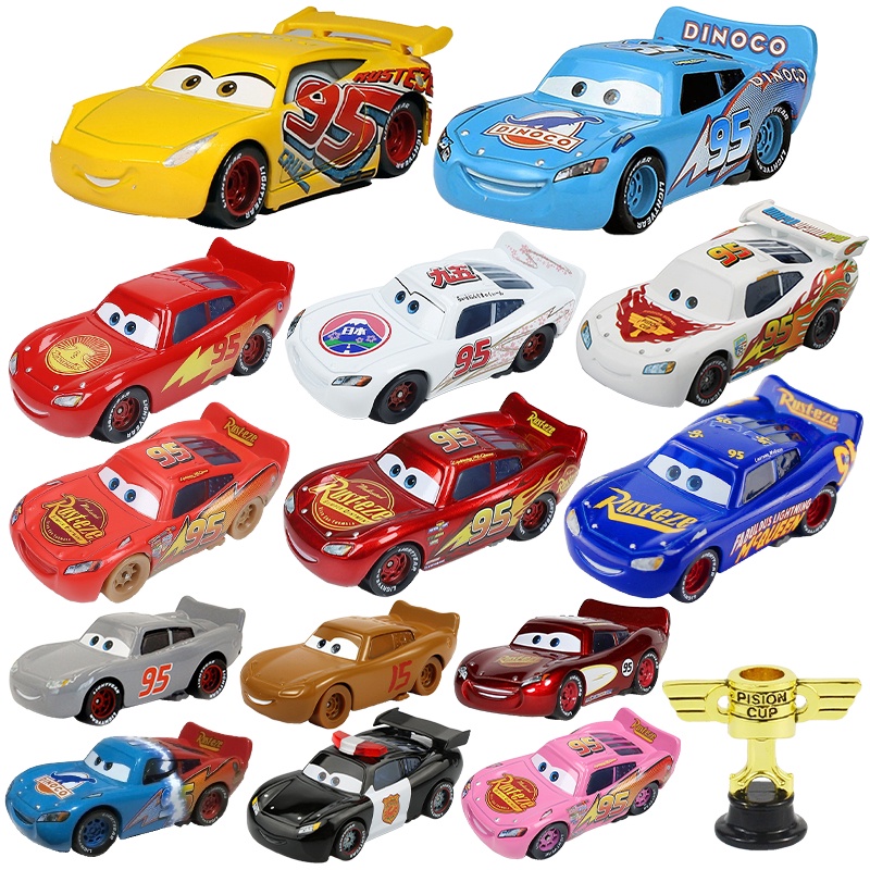 โมเดลรถยนต์ Pixar Cars 2 3 Pink Japan 1:55 ของเล่นสําหรับเด็ก