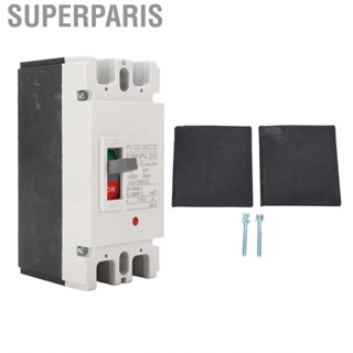 Superparis Solar Circuit Breaker  20KA Breaking Strong Conductivity 2P 1000V DC 160A for Industrial