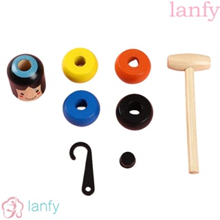 Lanfy ชุดมายากลฮีโร่อมตะ แก้วน้ําไม้จิ๋ว ของเล่นคลาสสิก DIY สําหรับเด็ก