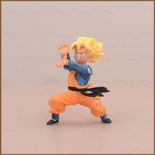 ใหม่ โมเดลฟิกเกอร์ ดราก้อนบอล Son Goten Super Saiyan Kamehameha ของเล่นสําหรับเด็ก เก็บสะสม ของขวัญ