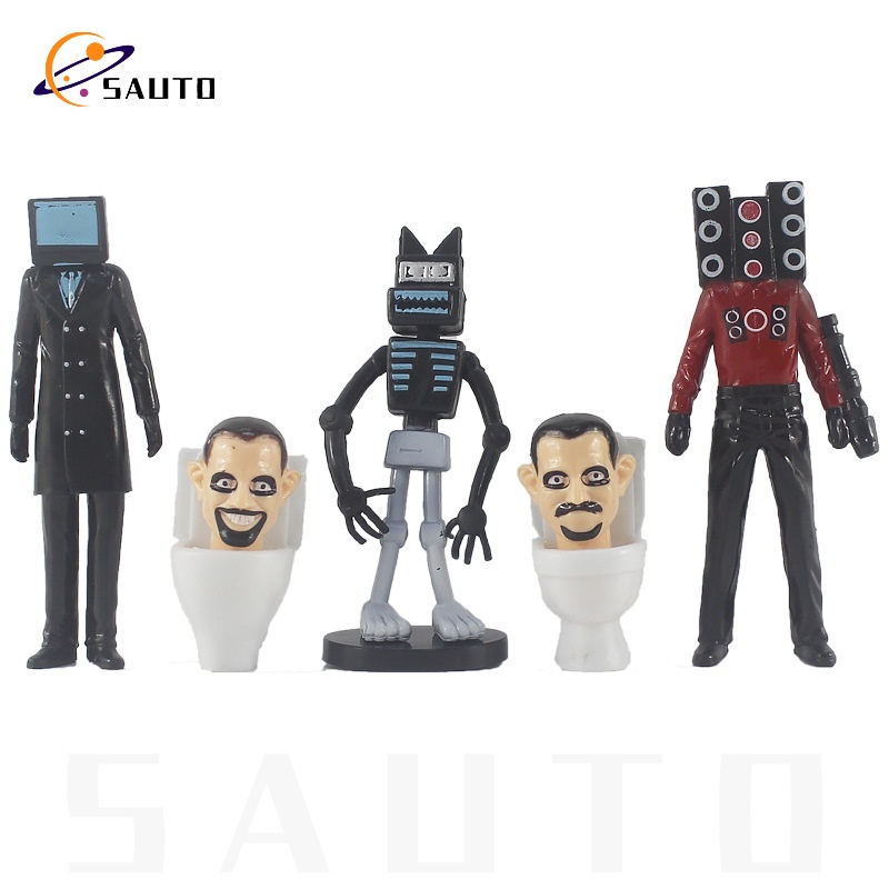 Titan Skibidi ชุดฟิกเกอร์ SPEAKERMAN TVMAN CAMERAMAN สําหรับห้องน้ํา