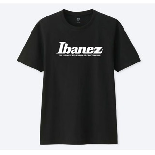 IBANEZ GUITAR MUSIC ROCK BAND T SHIRT เสื้อยืด COTTON 100% M-XXXL