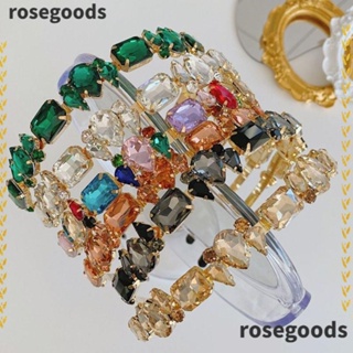 Rosegoods1 ที่คาดผม ประดับคริสตัล พลอยเทียม