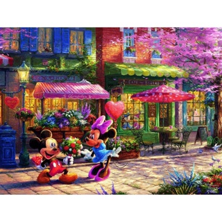 พร้อมส่ง จิ๊กซอว์ปริศนา Thomas Kinkade Disney Dreams Tangled สําหรับเด็ก และผู้ใหญ่ (9) 1000 ชิ้น 1000 ชิ้น