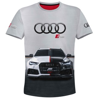 เสื้อยืด พิมพ์ลาย Audi sport Quattro RS Sline Racing สําหรับยานยนต์ RS6 S2