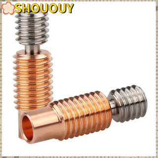 Shououy หัวฉีดโลหะ แบบเกลียว ทนทาน สําหรับอัพเกรดเครื่องพิมพ์ DIY 2 ชิ้น