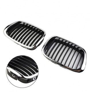 กันชนพลาสติก ABS สีดํา สีเงิน สําหรับ BMW E39 1998-2003 Grilles